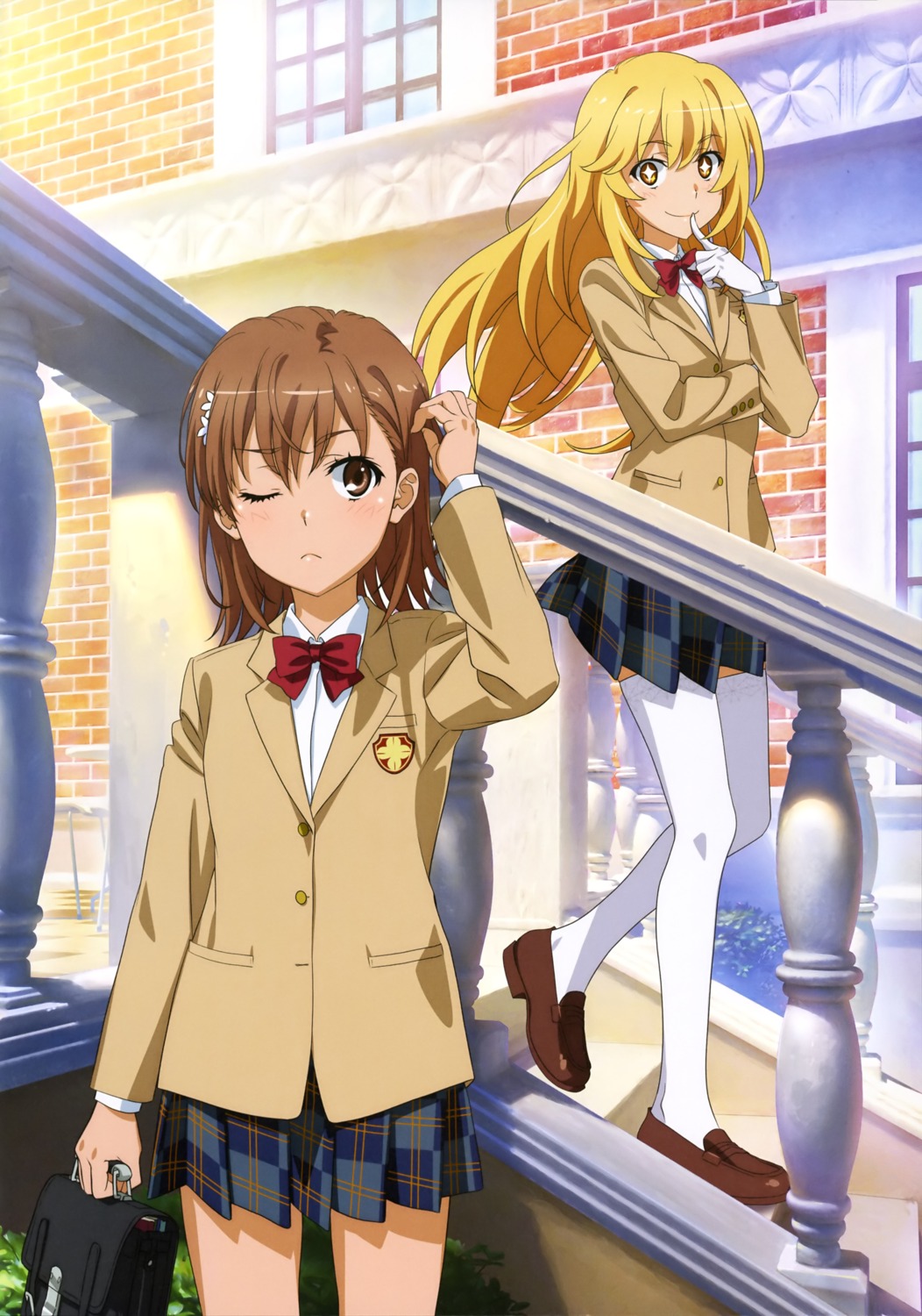 To Aru Kagaku No Railgun To Aru Majutsu No Index Misaka Mikoto Shokuhou Misaki Seifuku